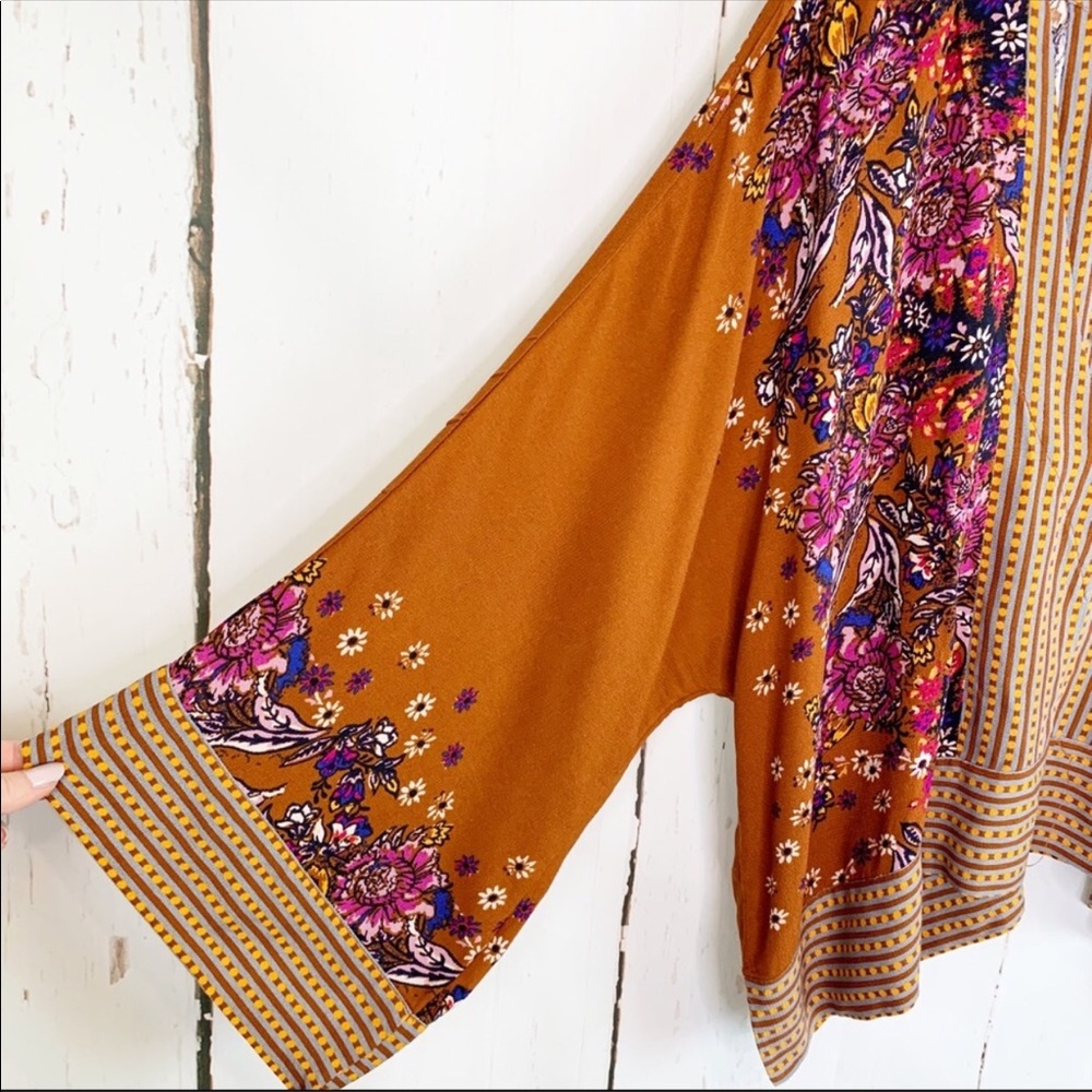NWT Free People Mix n Match Rust Top Small - Picture 9 of 9